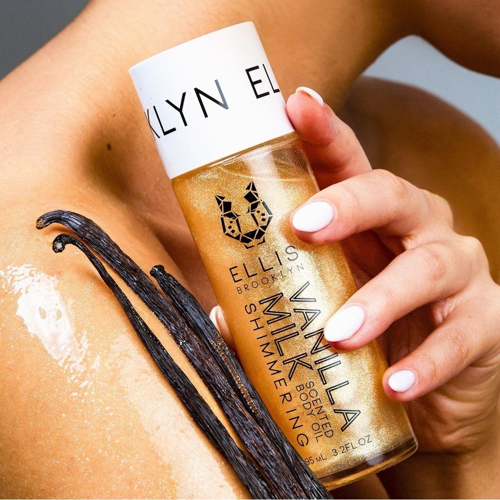 Ellis Brooklyn VANILLA MILK Shimmering Scented Body Oil | NEW | Full Size | BNIB - Picture 5 of 16